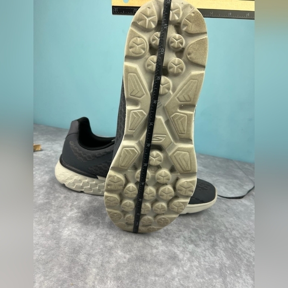 Skechers Men's Quick Fit Athletic Running Logo Shoes Lace Black Size 12‎ - Picture 11 of 11